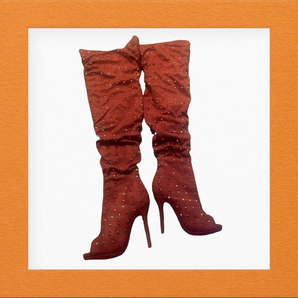Cinnamon Thigh High Womens Boots